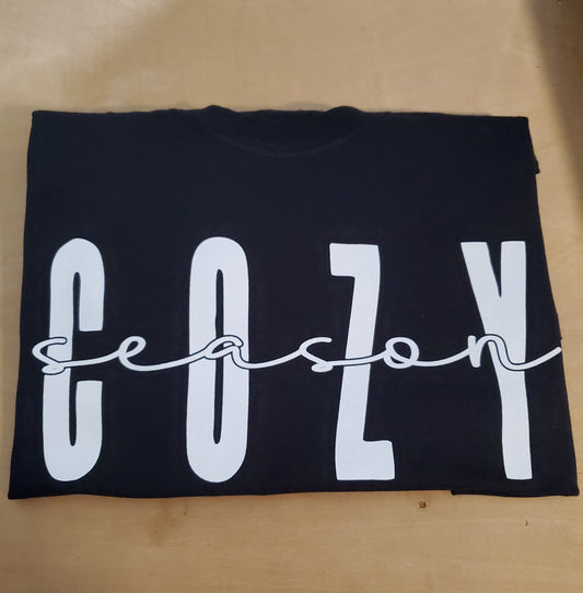 Cozy Season Screen Print Transfer ONLY- This is NOT a T-Shirt