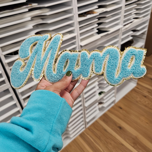 Mama Chenille Patch ONLY - This is NOT a T Shirt