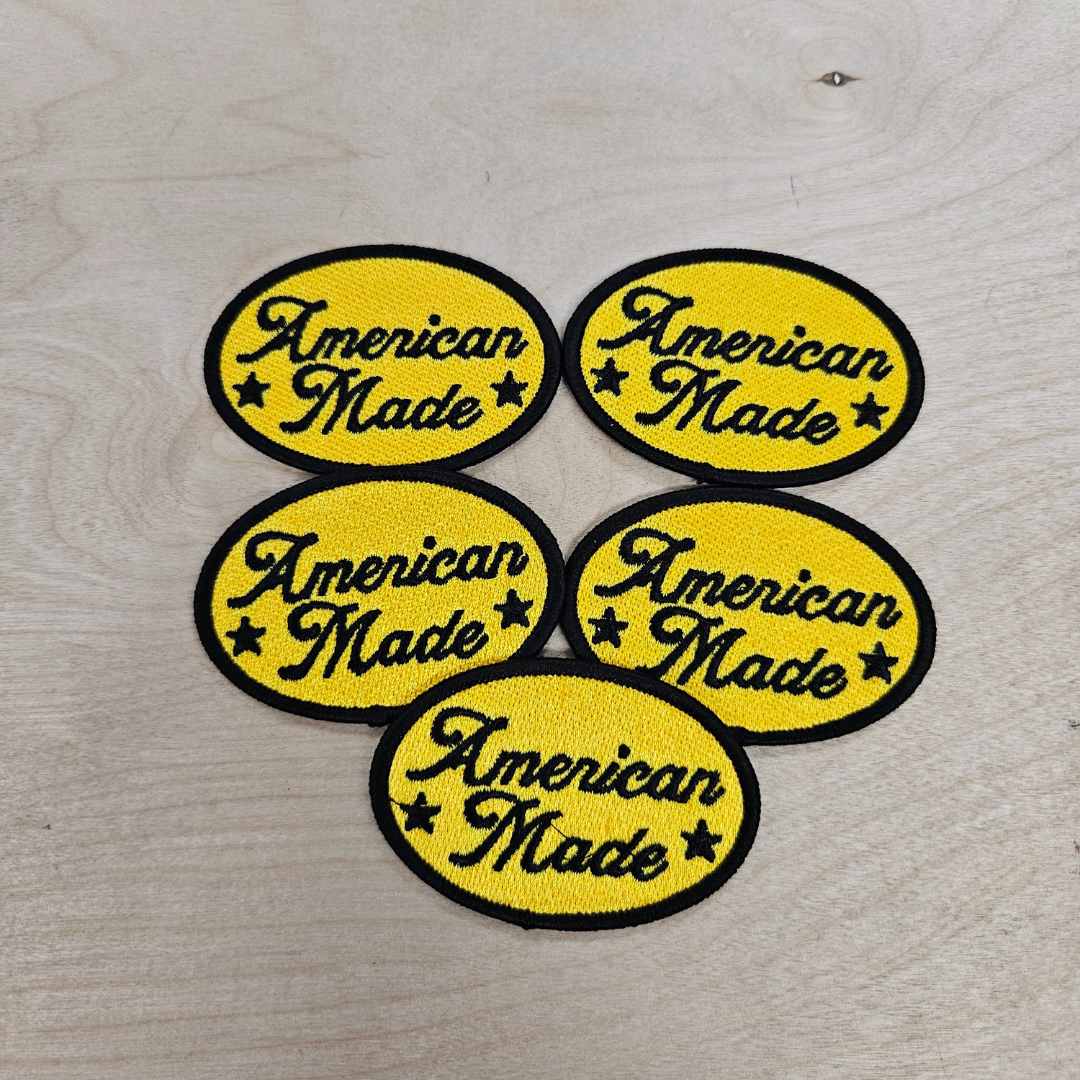 American Made Patch Yellow