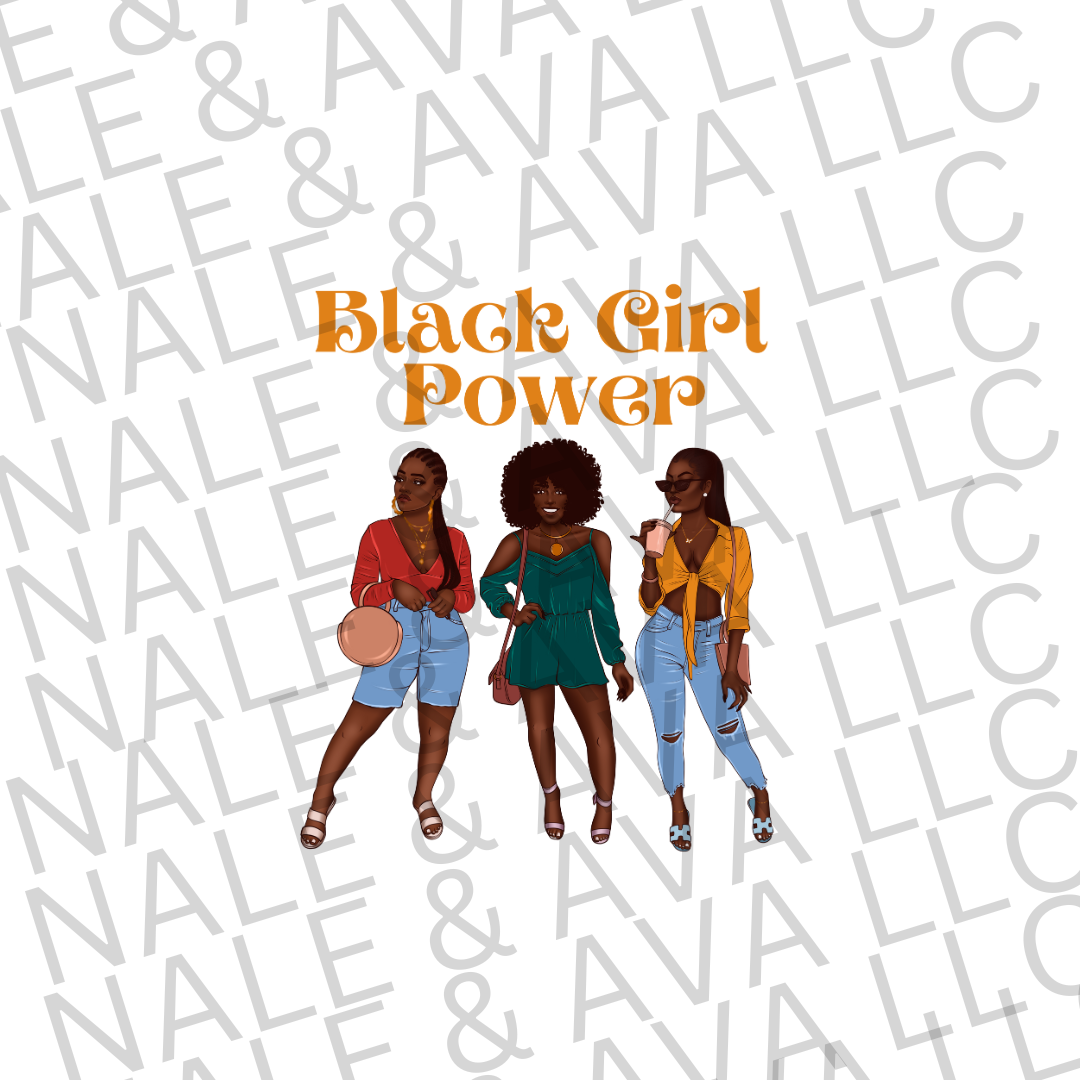 Black Girl Power Digital File