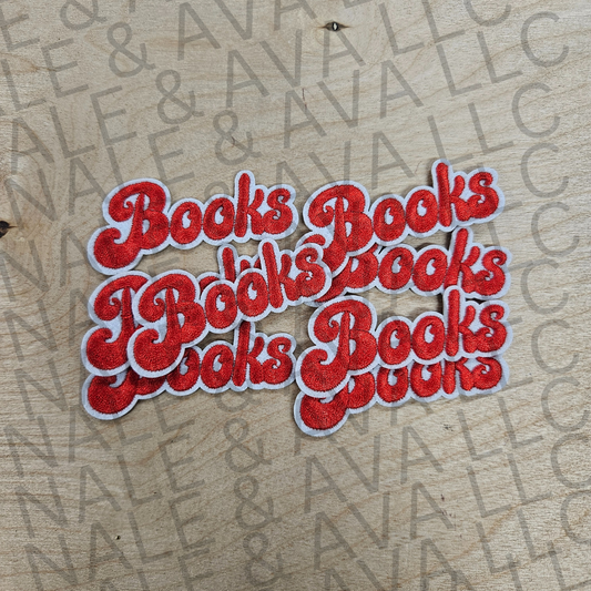 Books Hat Patch front side
