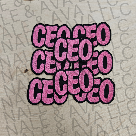 CEO Hat Patch front side