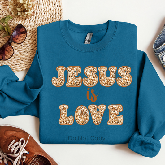 Jesus Is Love DTF Transfer ONLY - This is NOT a T Shirt