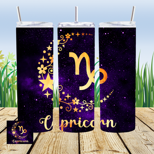 Capricorn Space 20oz Tumbler Sublimation Transfer ONLY - This is NOT a Tumbler