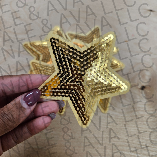 Sequin Star Hat Patch (1 Patch)