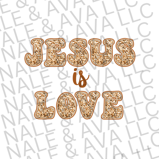 Jesus Is Love Digital PNG File