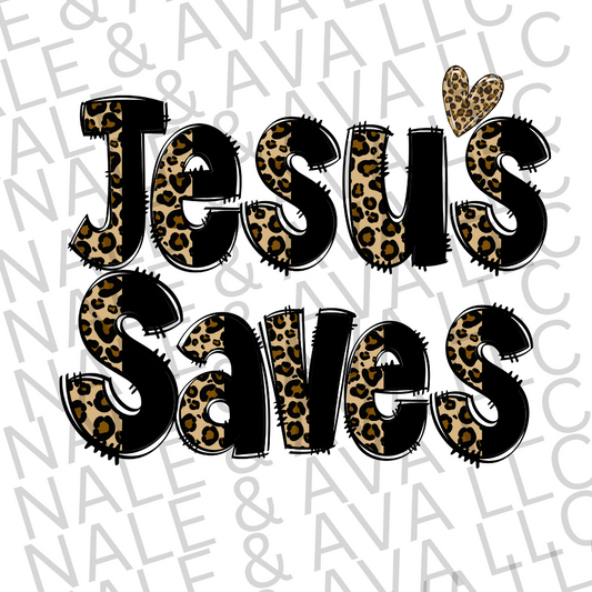 Jesus Saves PNG File