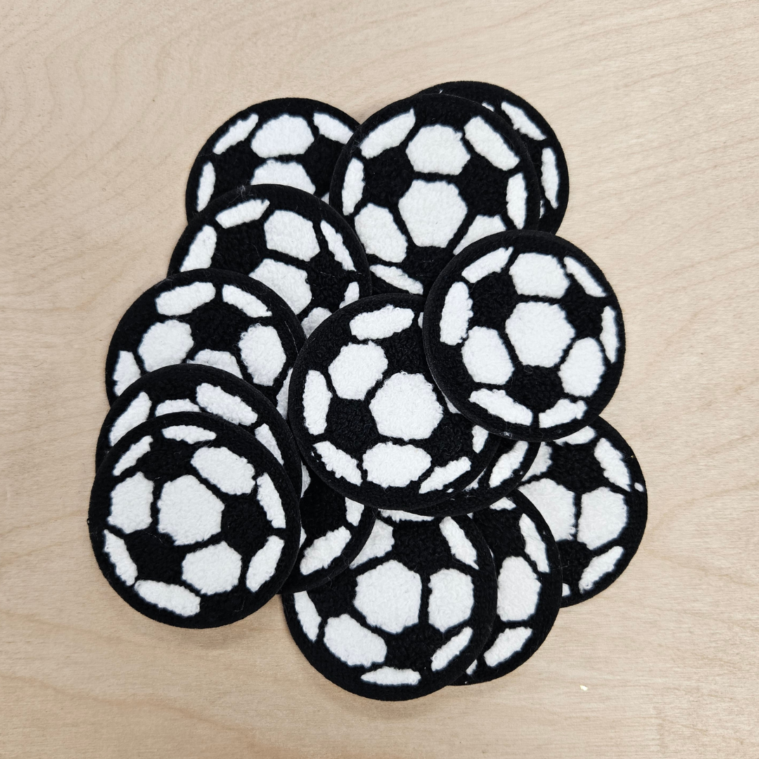 Soccer Chenille Hat Patch