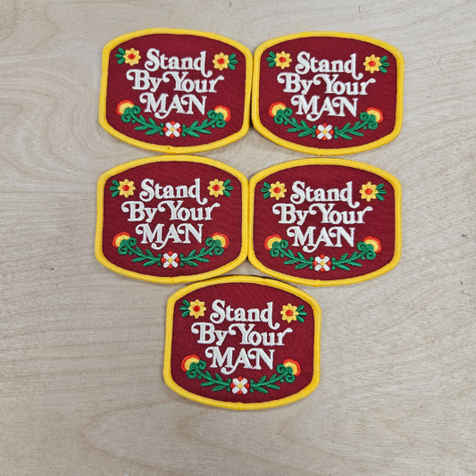 Stand By Your Man Hat Patch