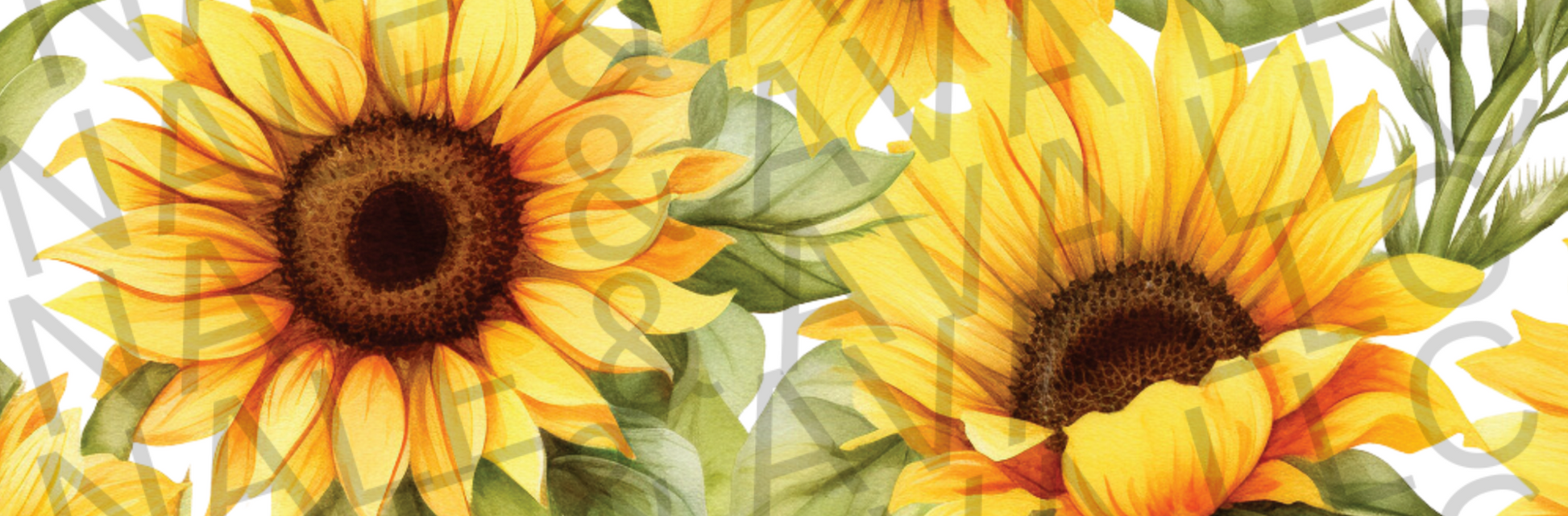 Sunflower UVDTF Wrap