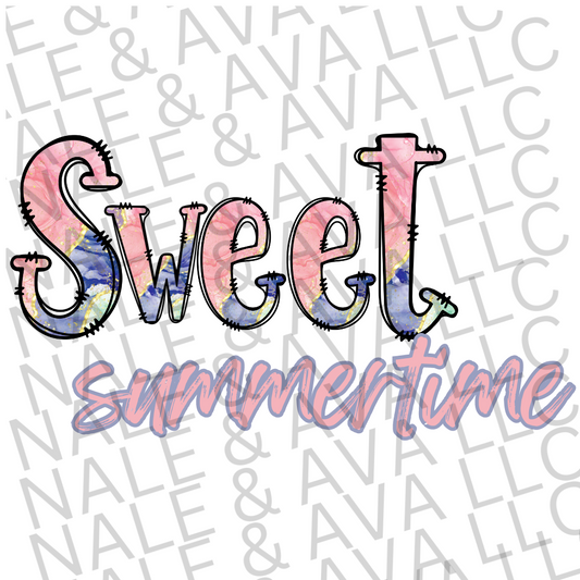 Sweet Summertime PNG File