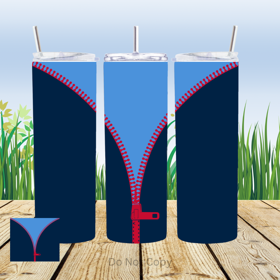 Zipper 20oz Tumbler Sublimation Transfer ONLY - This is NOT a Tumbler