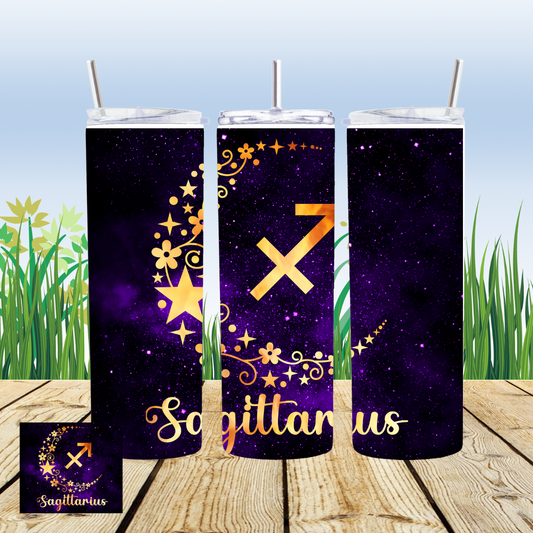 Sagittarius Space 20oz Tumbler Sublimation Transfer ONLY - This is NOT a Tumbler