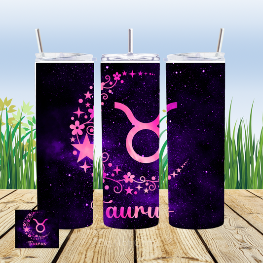 Taurus Space 20oz Tumbler Sublimation Transfer ONLY - This is NOT a Tumbler