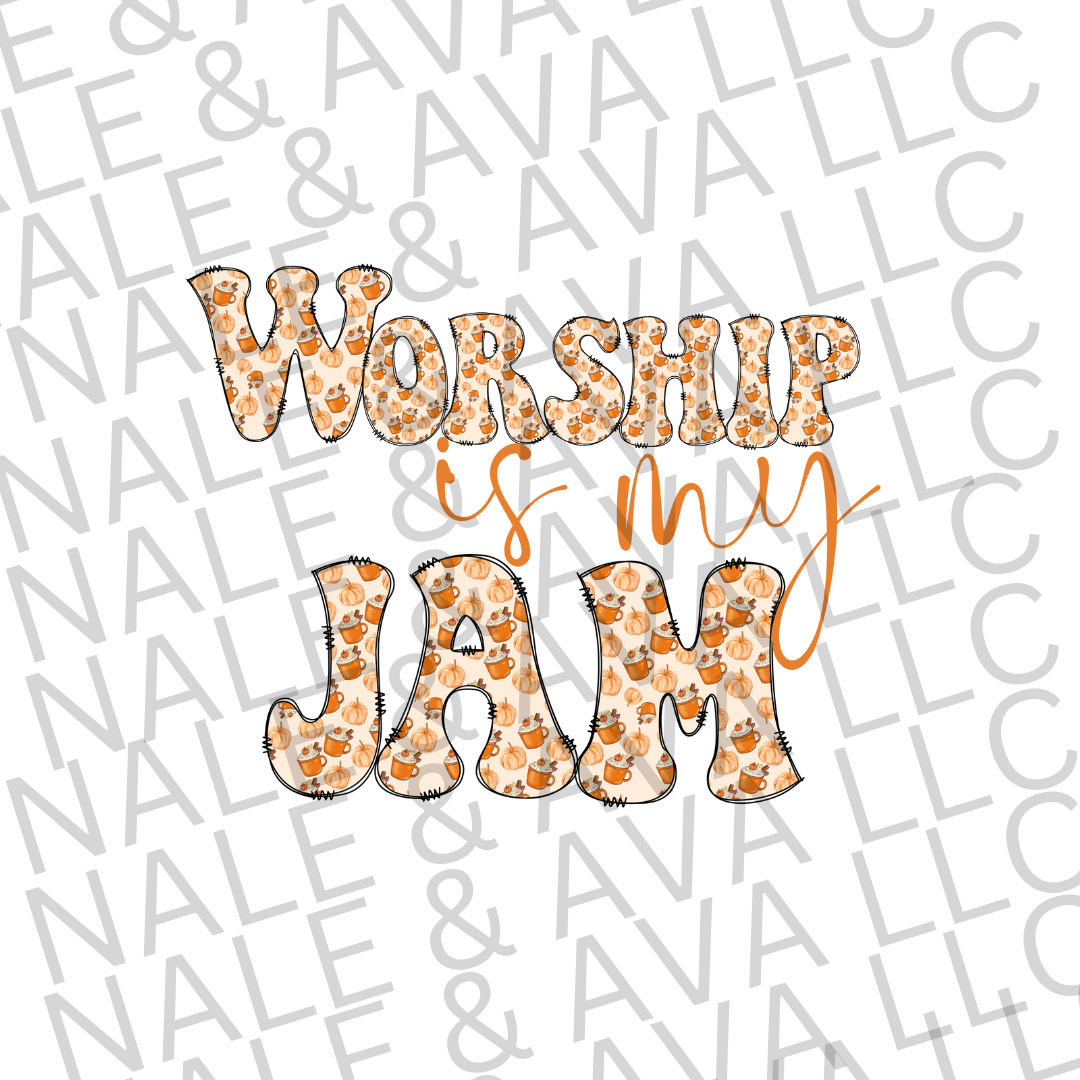 Worship Is My Jam Digital PNG File