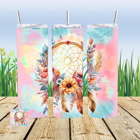 Dream Catcher 20oz Tumbler Sublimation Transfer ONLY - This is NOT a Tumbler